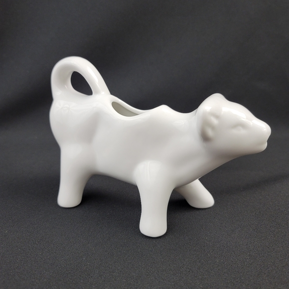 Ceramic Cow Creamer Milk Pitcher By Over And Back - Picture 2 of 14